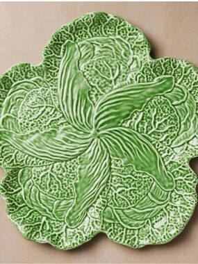 John Derian for Target Ceramic Cabbage Leaf Platter